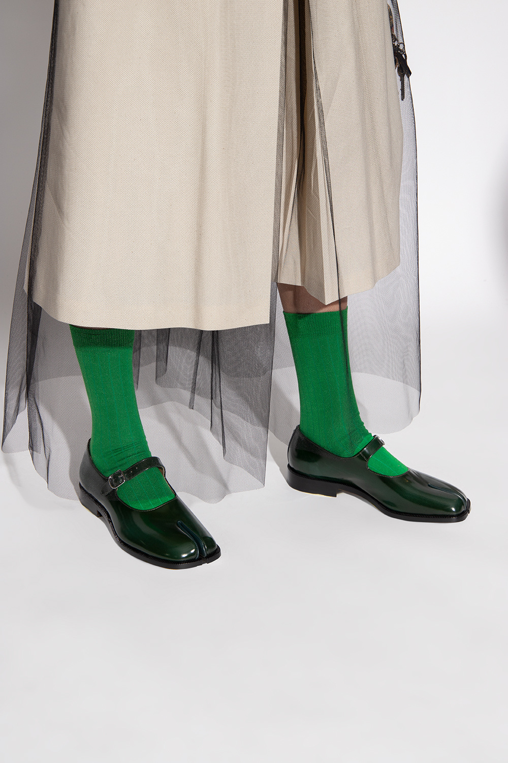 Green 'Mary-Jane' Tabi shoes Maison Margiela - Vitkac HK